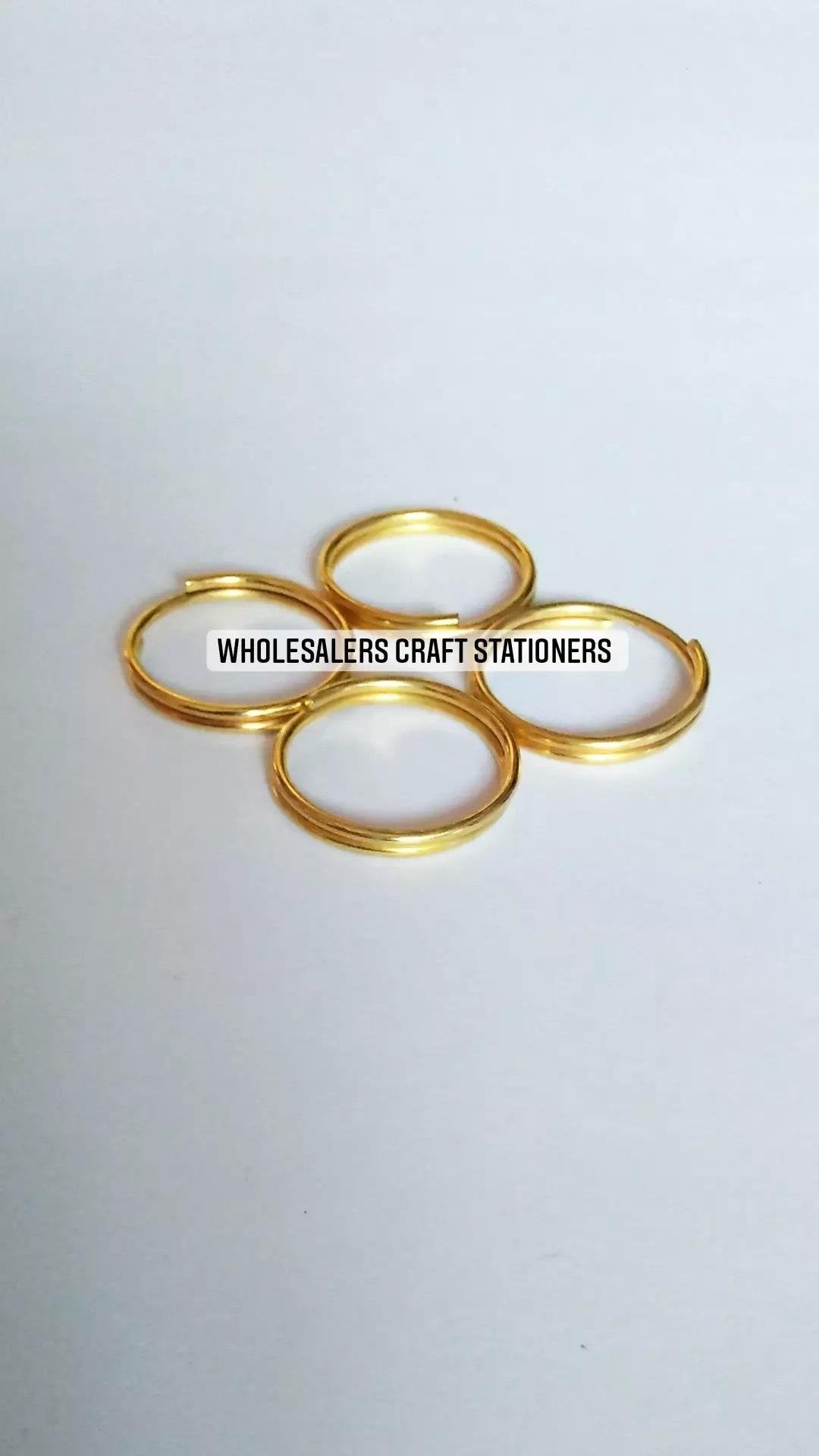 Golden Metal Ring- 10pc