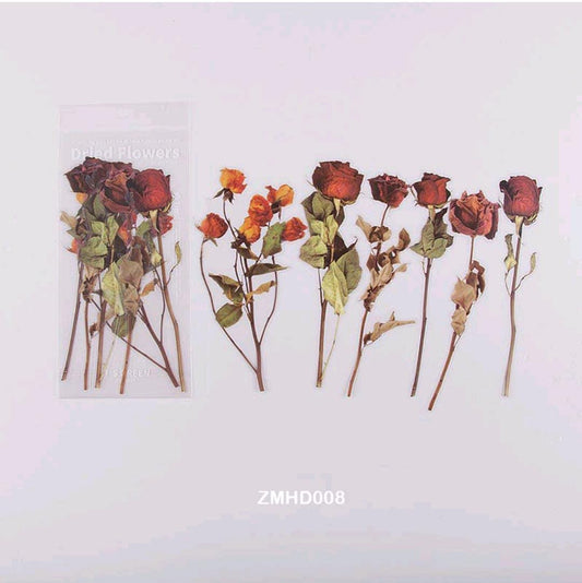 Dried Flower Sticker set