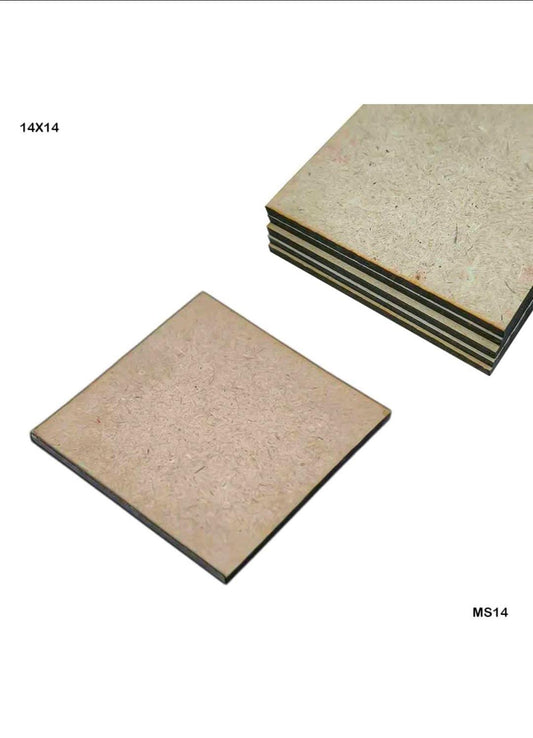 MDF Square 14*14inch (MS1414) - 1Pcs