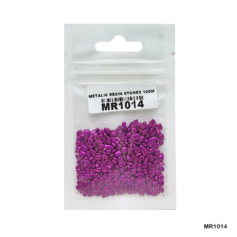 Metallic Resin Stones - 10gm (MR1014)