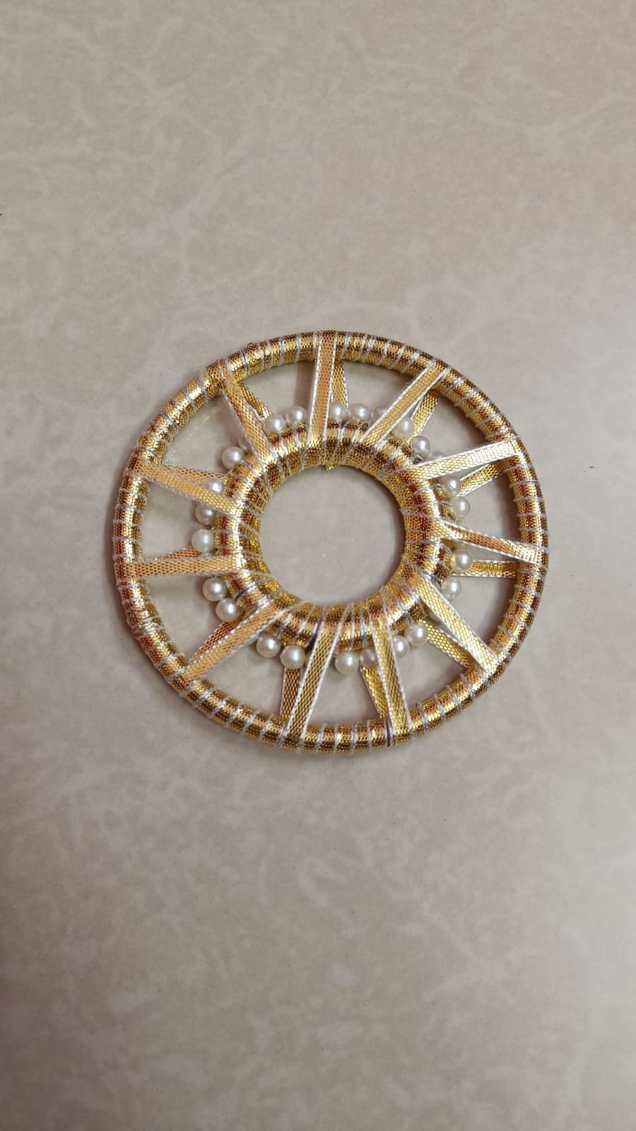 Double Moti Bangles Golden (4inch) - 10pc
