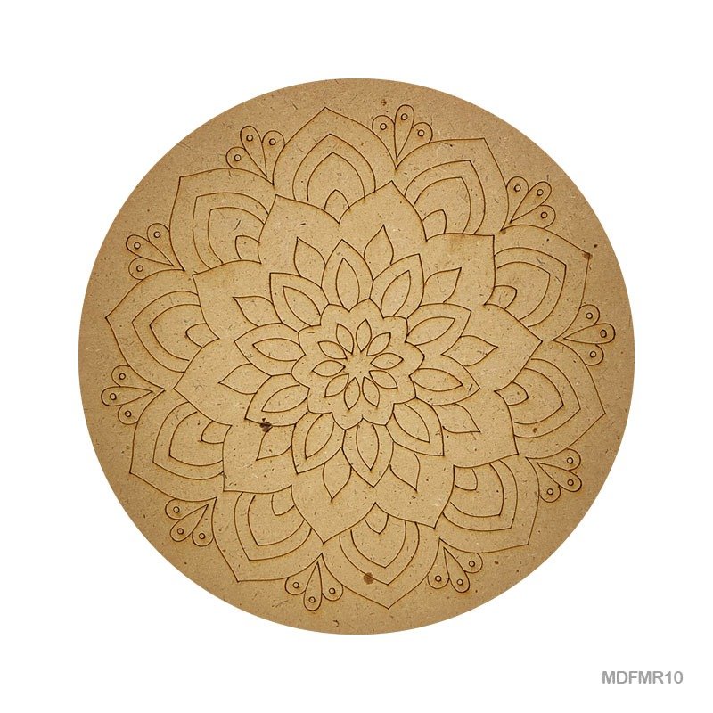 MDF Cutout Mandala Engrave (MDFMR10) - 10inch