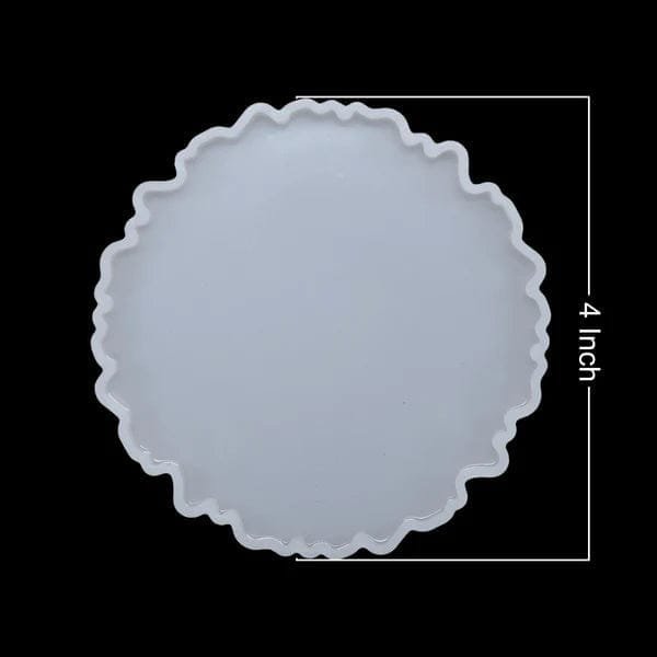 New 4inch Agate Coaster Mould - (47173)