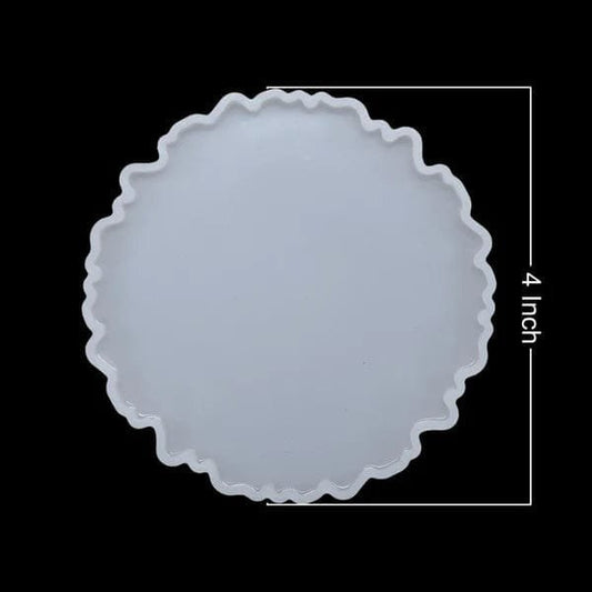 New 4inch Agate Coaster Mould - (47173)