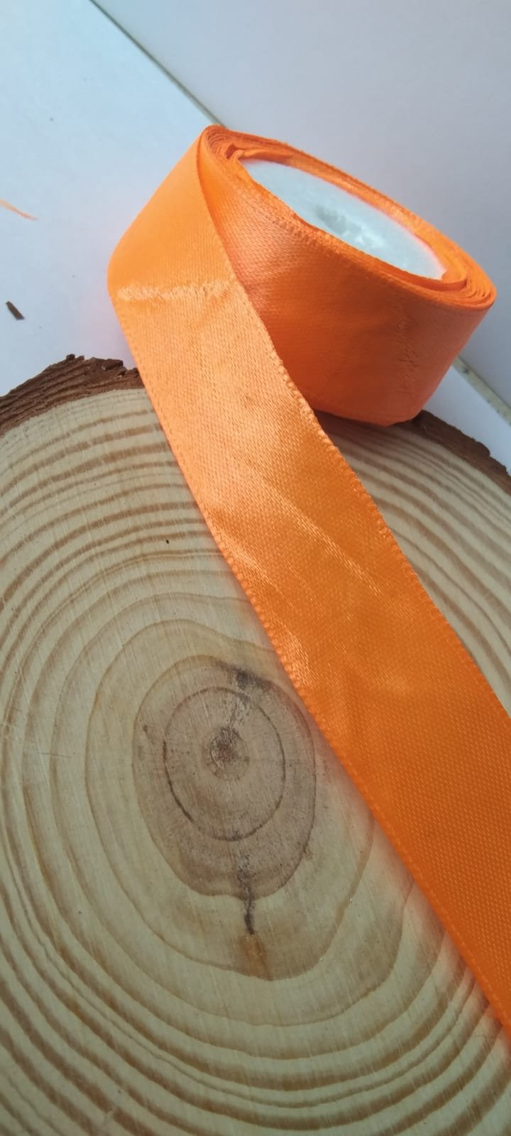 Satin Ribbon 1 inch – Dark Orange