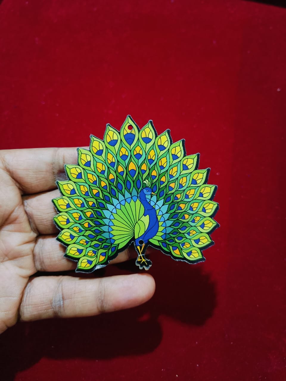 MDf Peacock Cut Out (3inch) - 10pc
