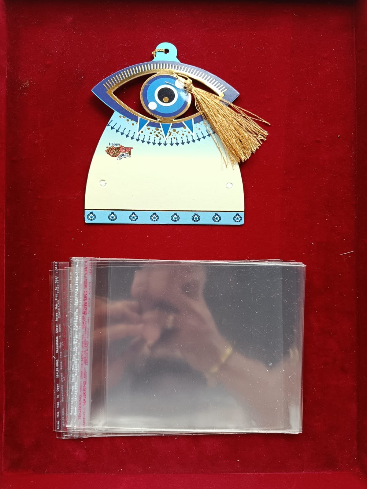 Rakhi Packaging Card Pack Of 1 Card