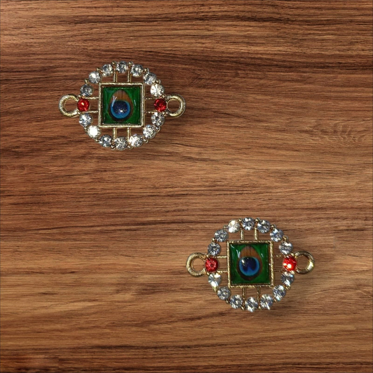 Mor Pankh Rakhi Charms - 1pc