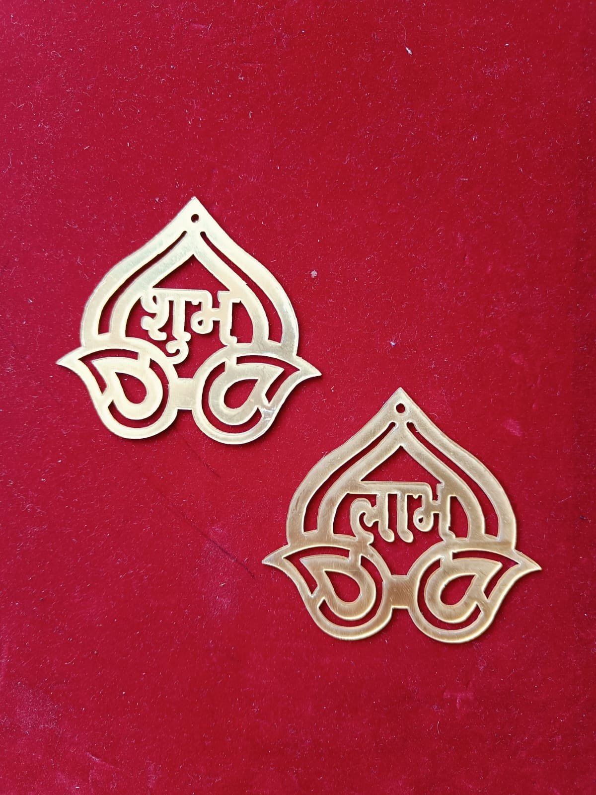 Acrylic Subh Labh (2.5inch*2.75inch) - 10pc