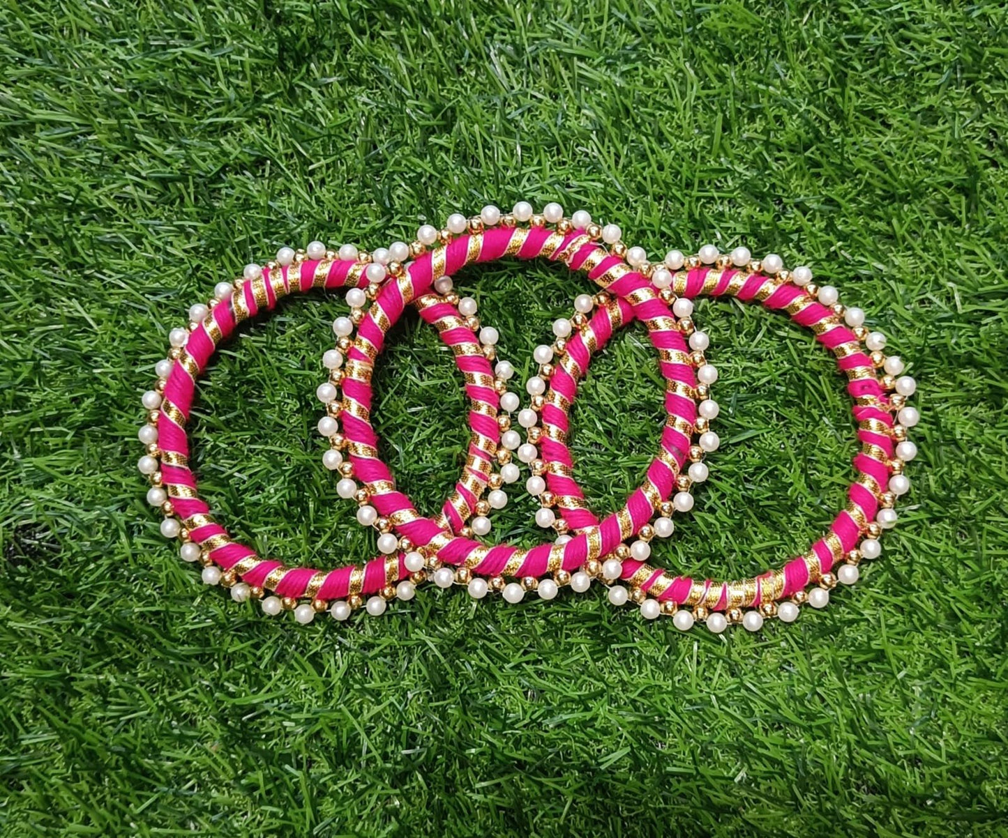 Moti Bangles (Pink) 4inch - 10pc