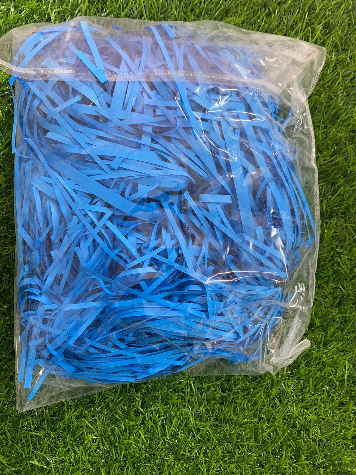 Paper Grass Shade - (Blue)