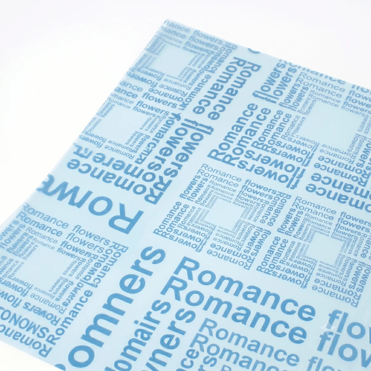 Multi-color Printed Bouquet Wrapping Paper for Floral Arrangements & DIY Gift Packaging (Sky Blue) - 20Sheet