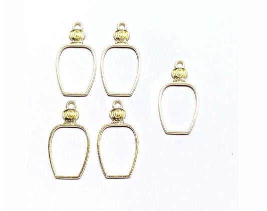 Perfume Bezels Gold (BZ010) - 10pc