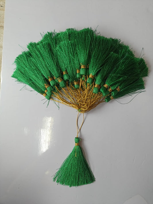 Tassel (Dark Green) - 10pcs