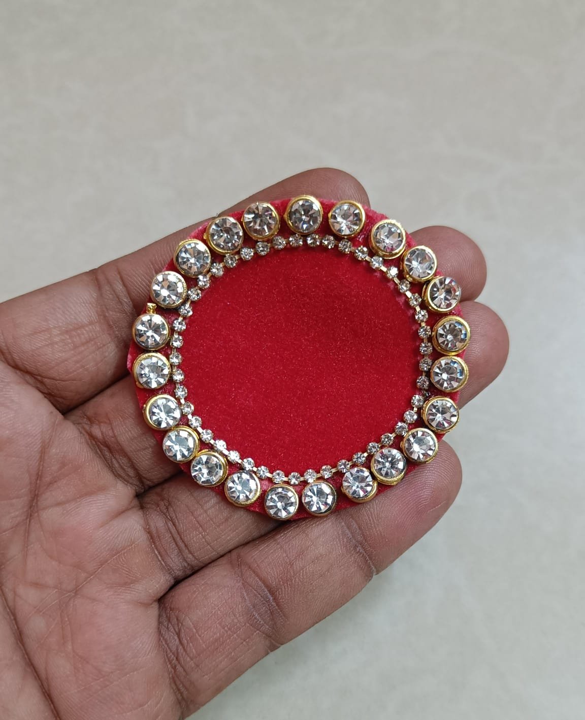 Round Stone Buti Patches - 5pc