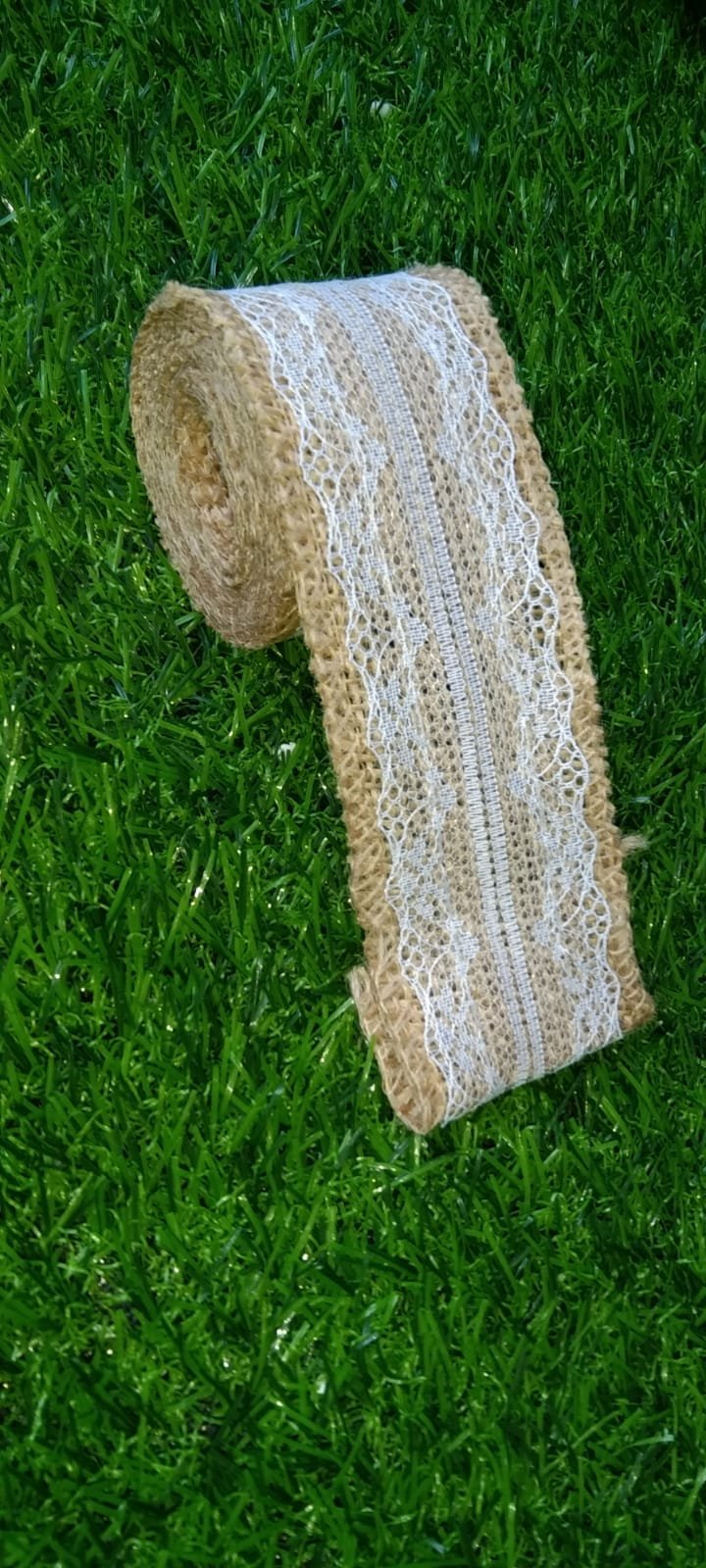 Jute Lace- 1 roll- 2 mtr