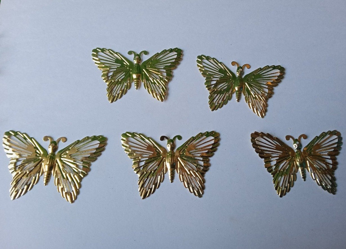 Metal Butterfly - 10pcs