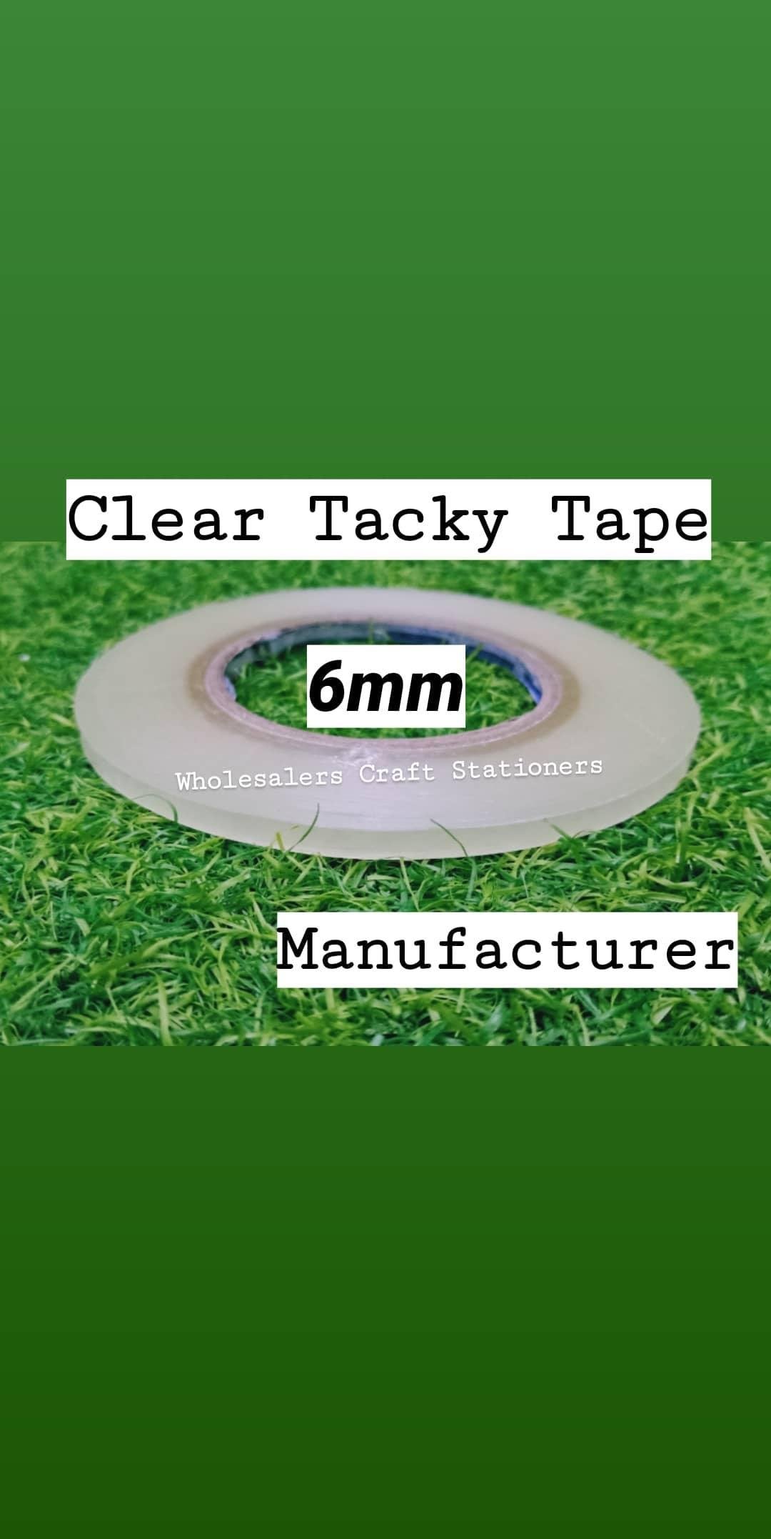 Clear Tacky Tape - 6mm