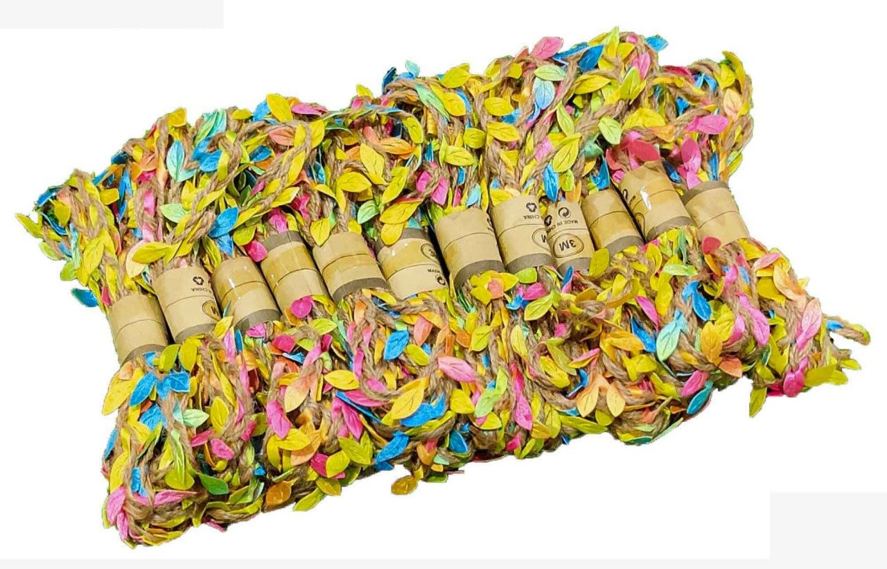 Jute Thread Leaf Multi  – 3 mtr