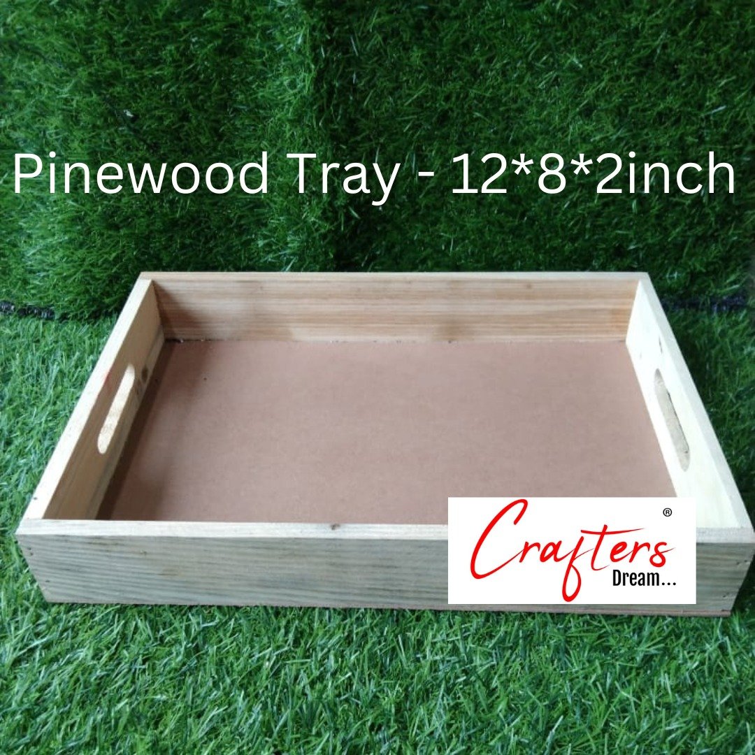 Pinewood Tray Set 01 - 6pcs (Free Shipping)