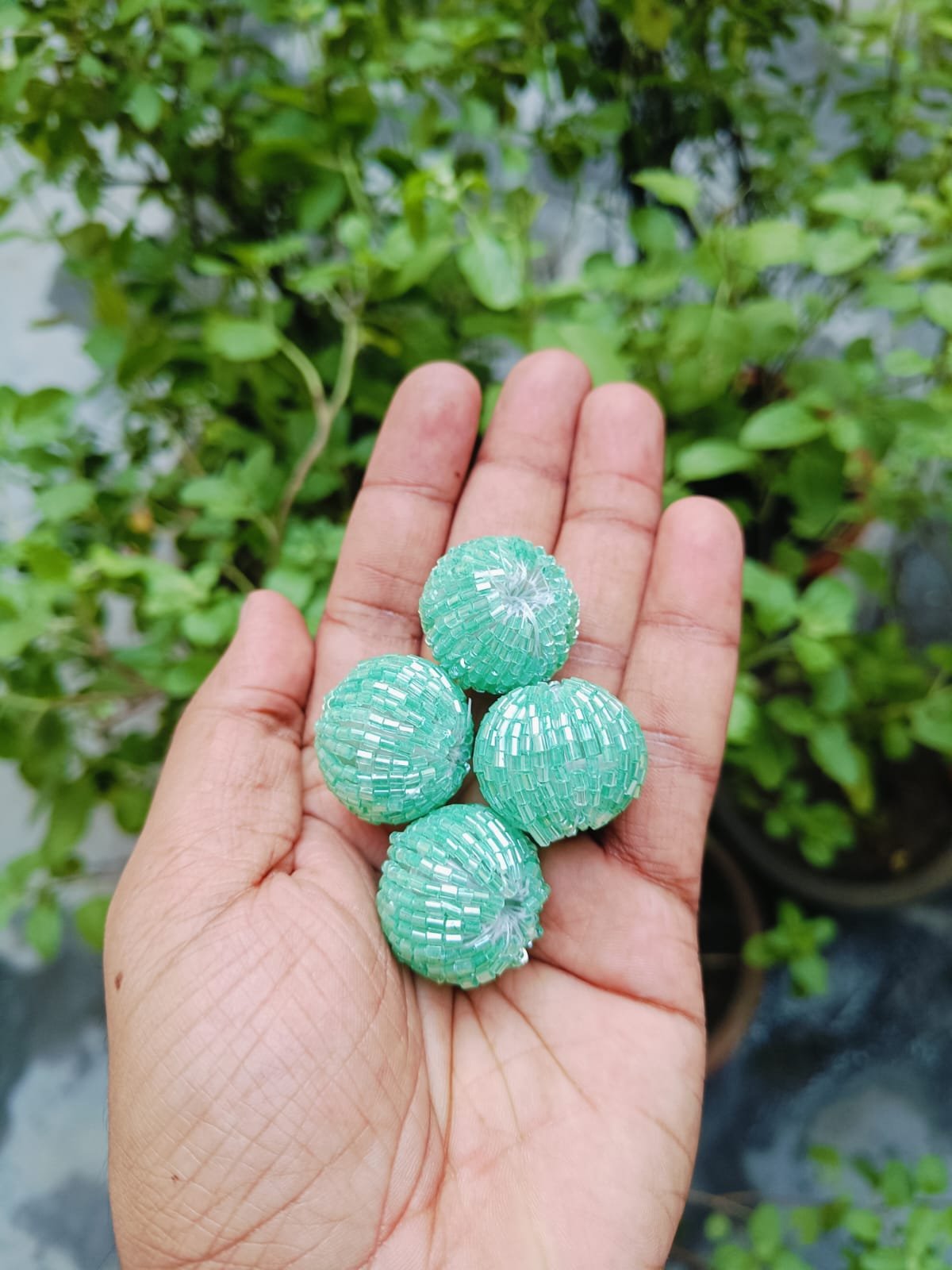 Mint Green Katdana Ball 24No – 100pc