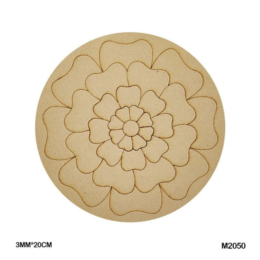 MDF Cutout Mandala Engrave (M2050) – 20CM