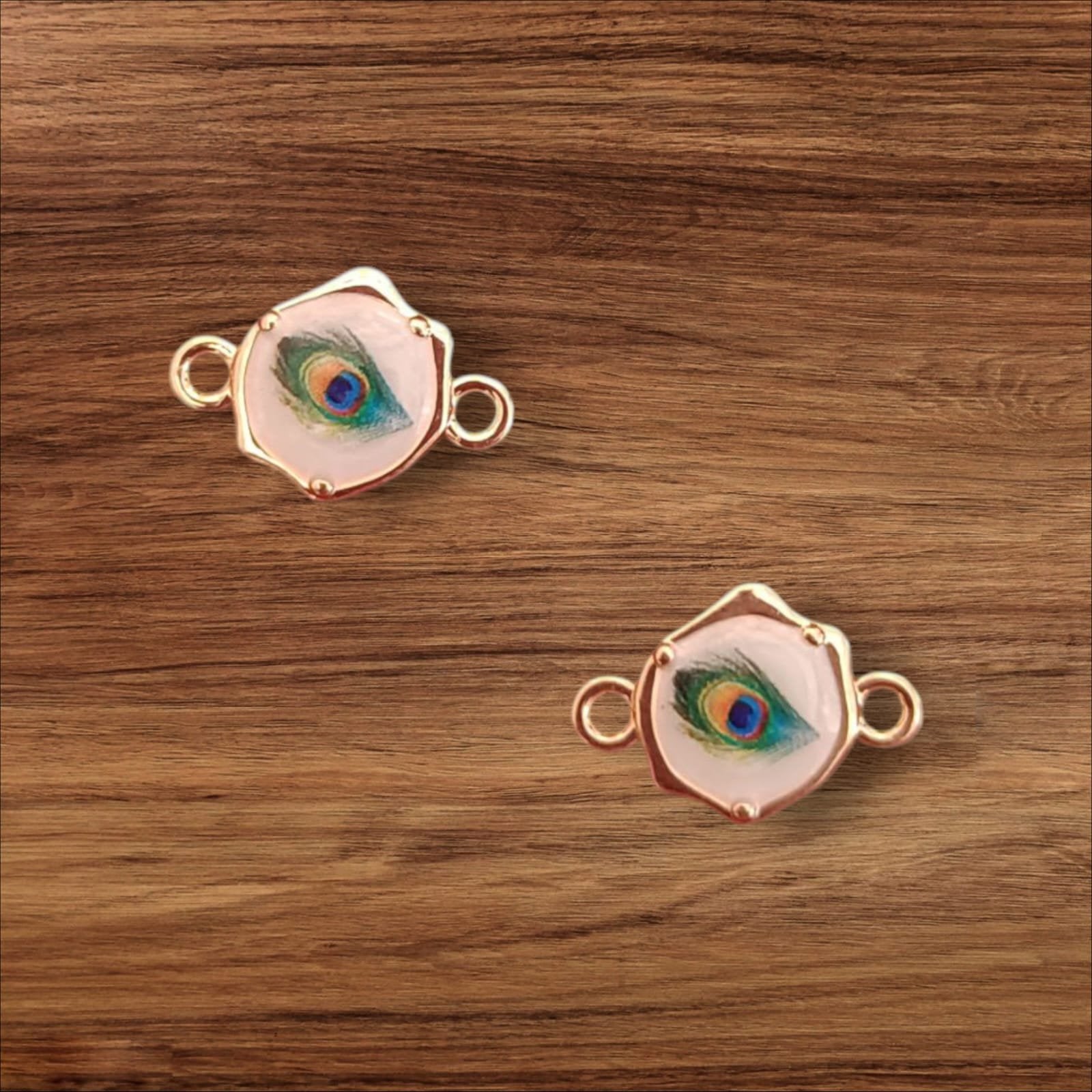Mor Pankh Rakhi Charms - 1pc