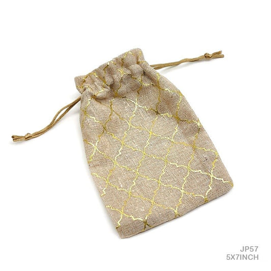 Jute Bag Printed 5*7 inch - 10pc