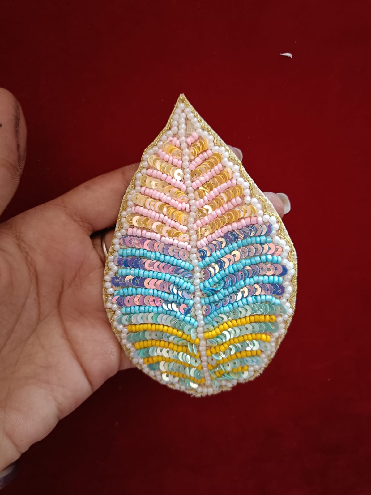 Multi Color Pan Buti Patches - 10pc