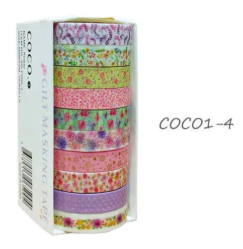 Coco colour Washi Tapes Set