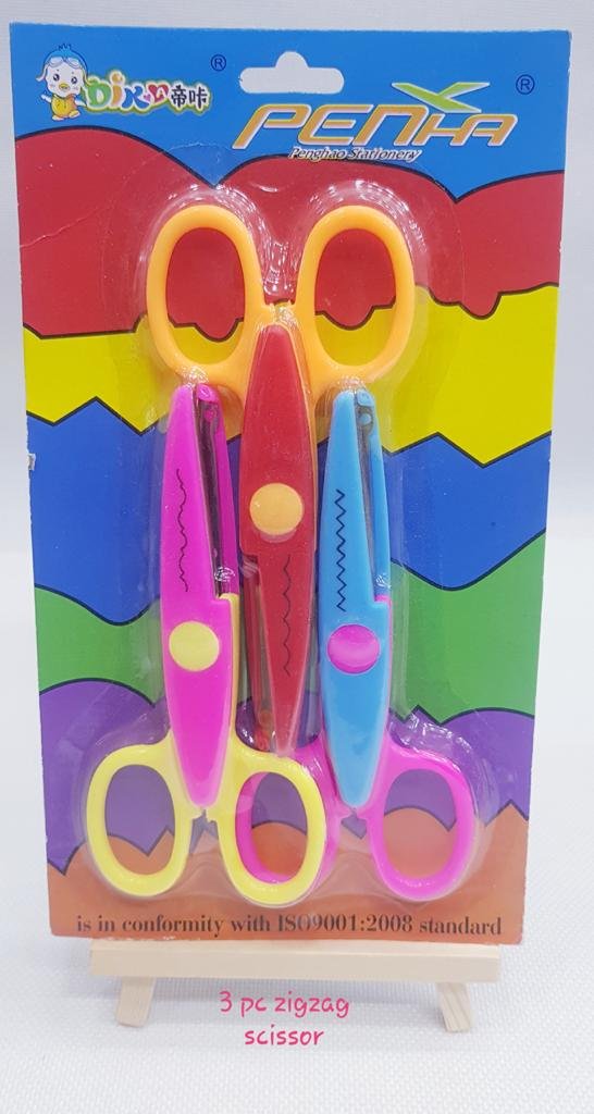 zig zag scissors-3 pieces