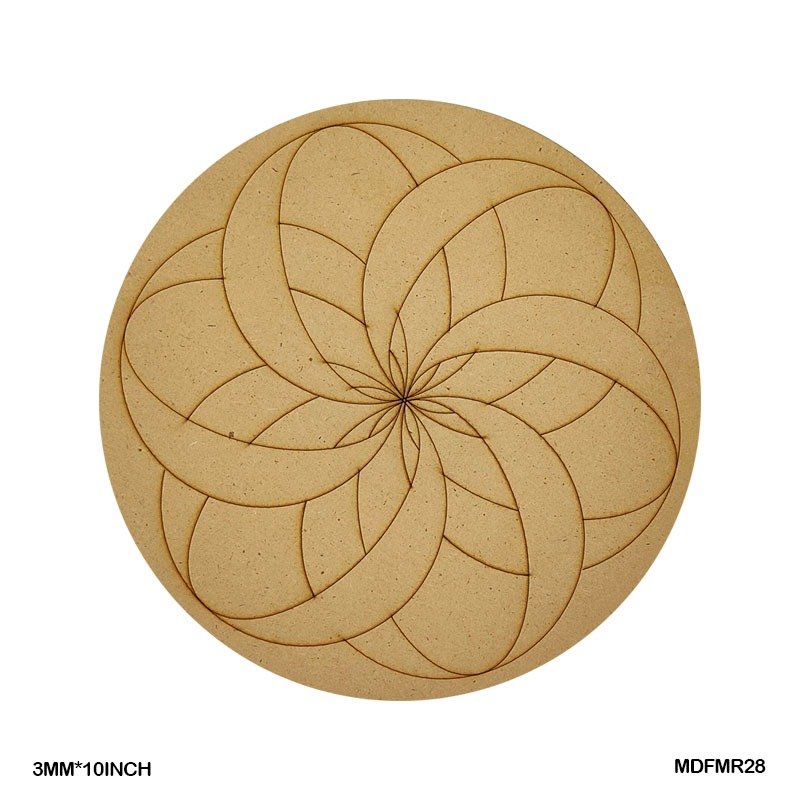 MDF Cutout Mandala Engrave (MDFMR28) – 10inch