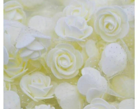 Net Foam Flower White – 50 piece