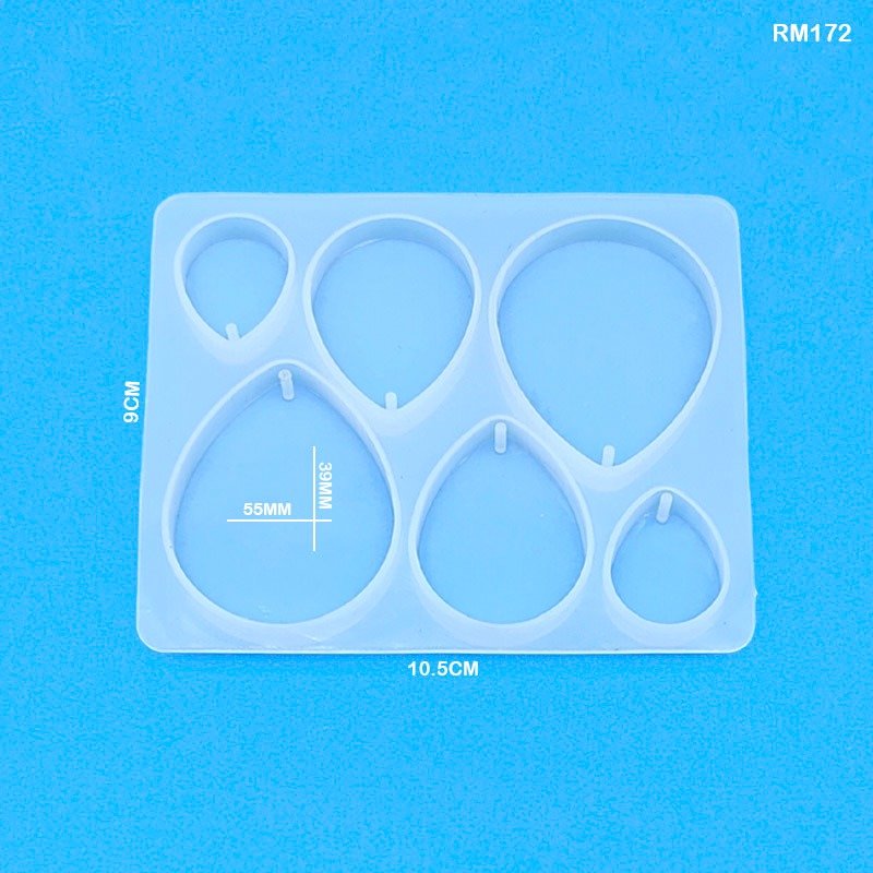 SILICON MOULD 6 CAVITY DROP (RM172)