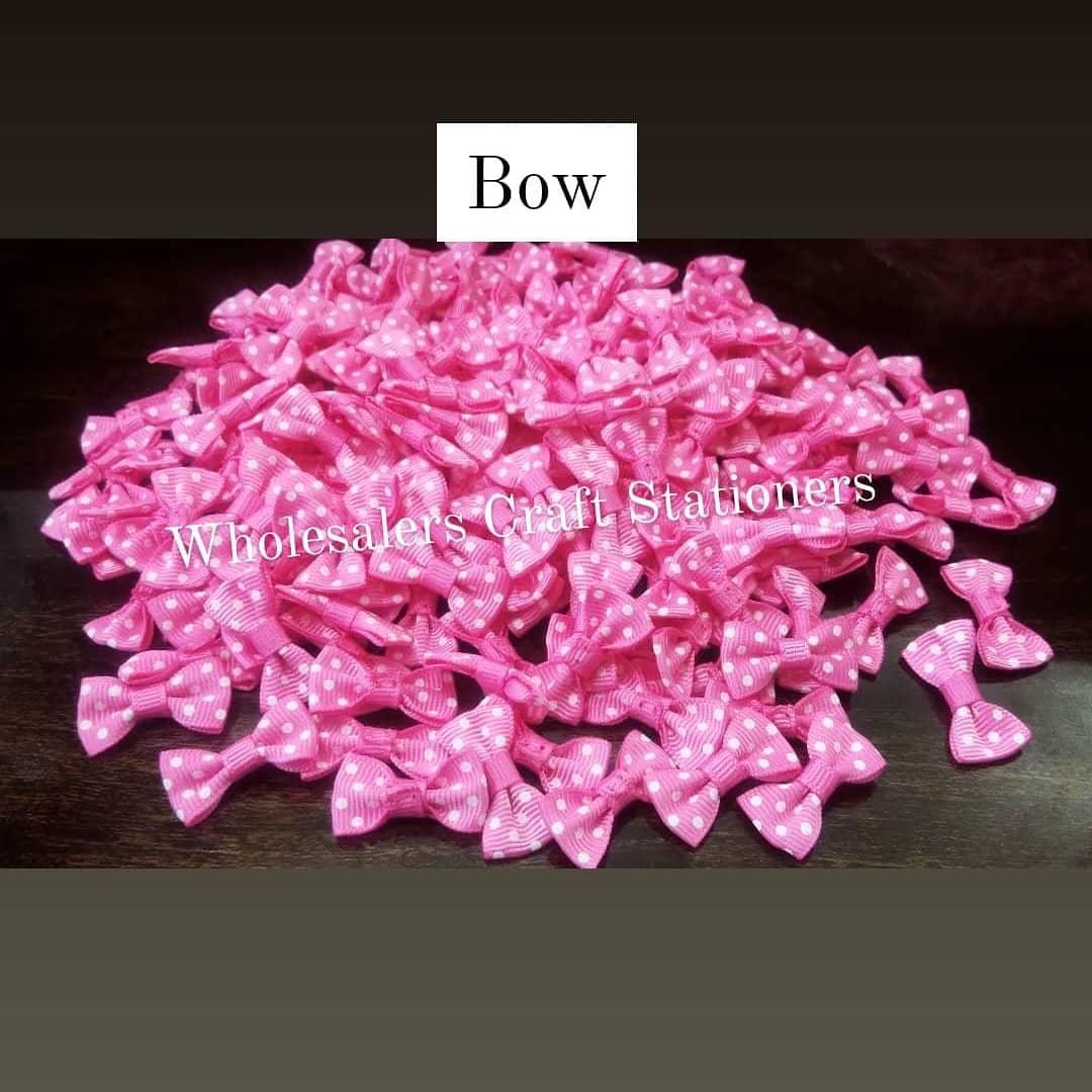 Bows Set- 10 pieces - (Floral Pink)