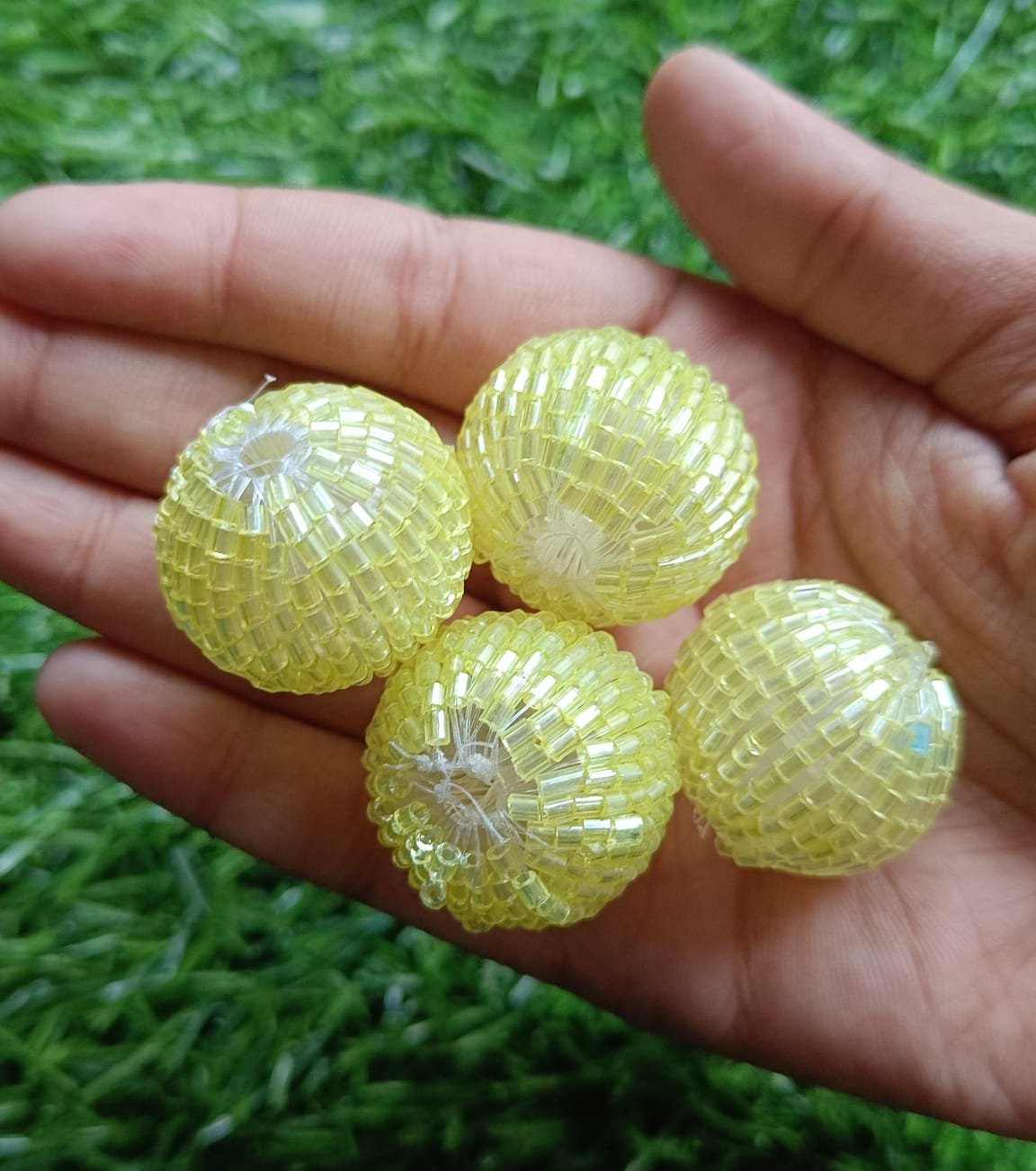 Lemon Yellow Katdana Balls (24No) – 10pc