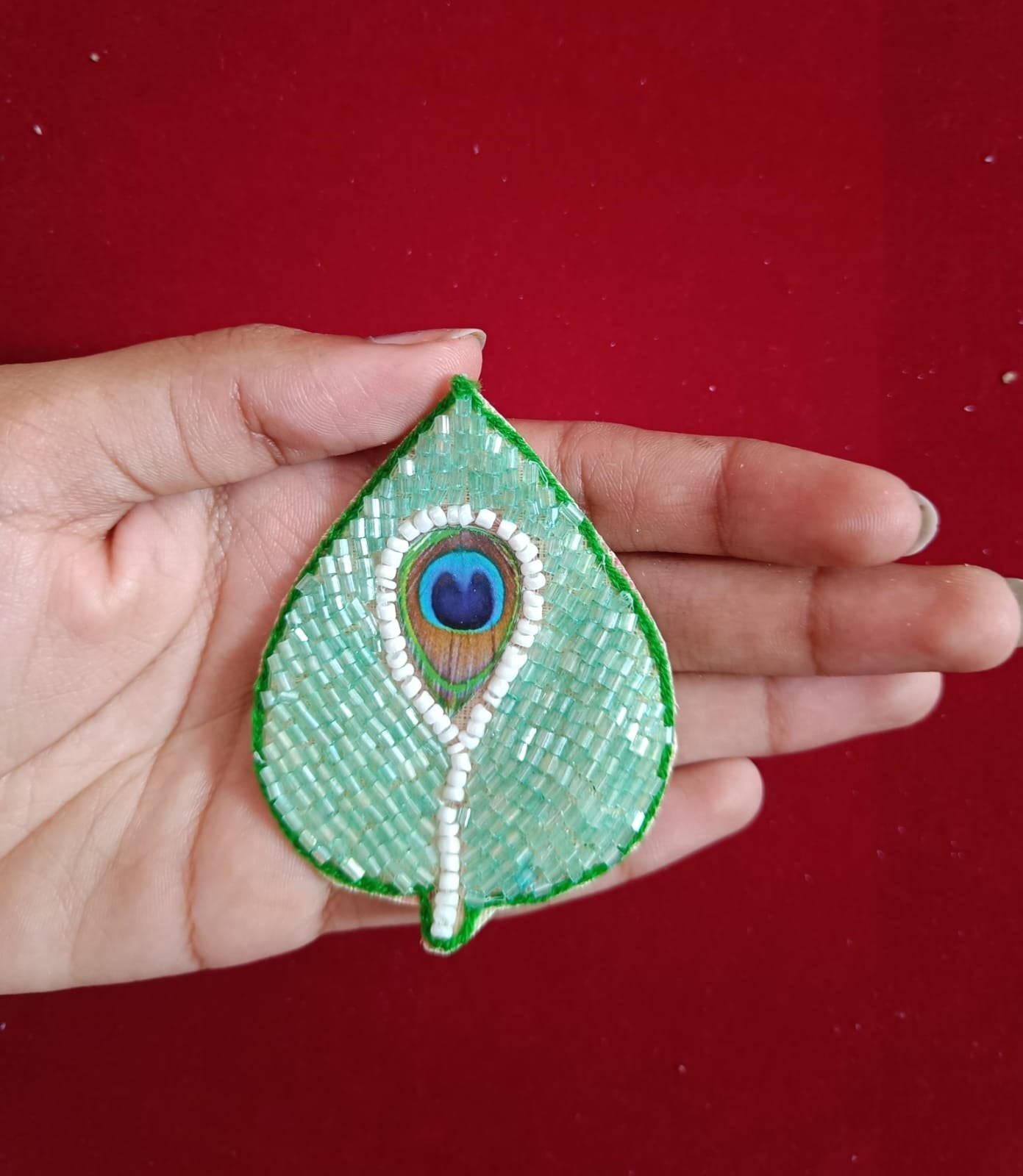 Mor Pankh Buti Patches - 10pc