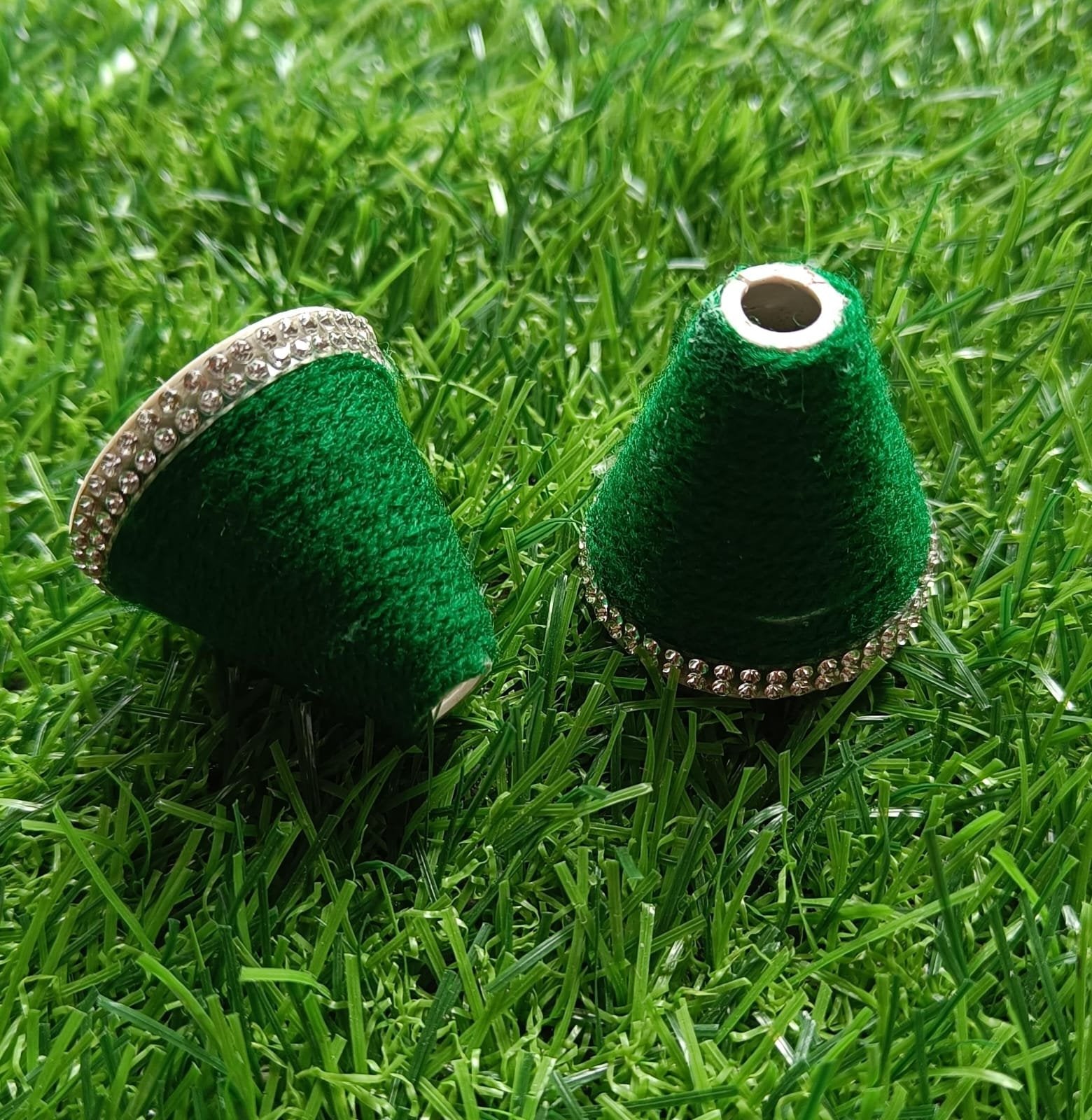Dark Green Stone Cone - 10pc