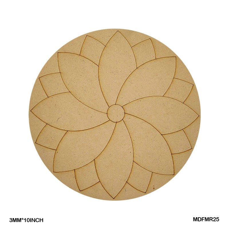 MDF Cutout Mandala Engrave (MDFMR25) – 10inch