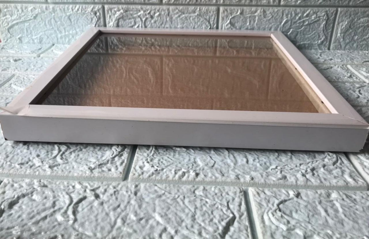Shadow Glass Frame – 12*12 inch (White