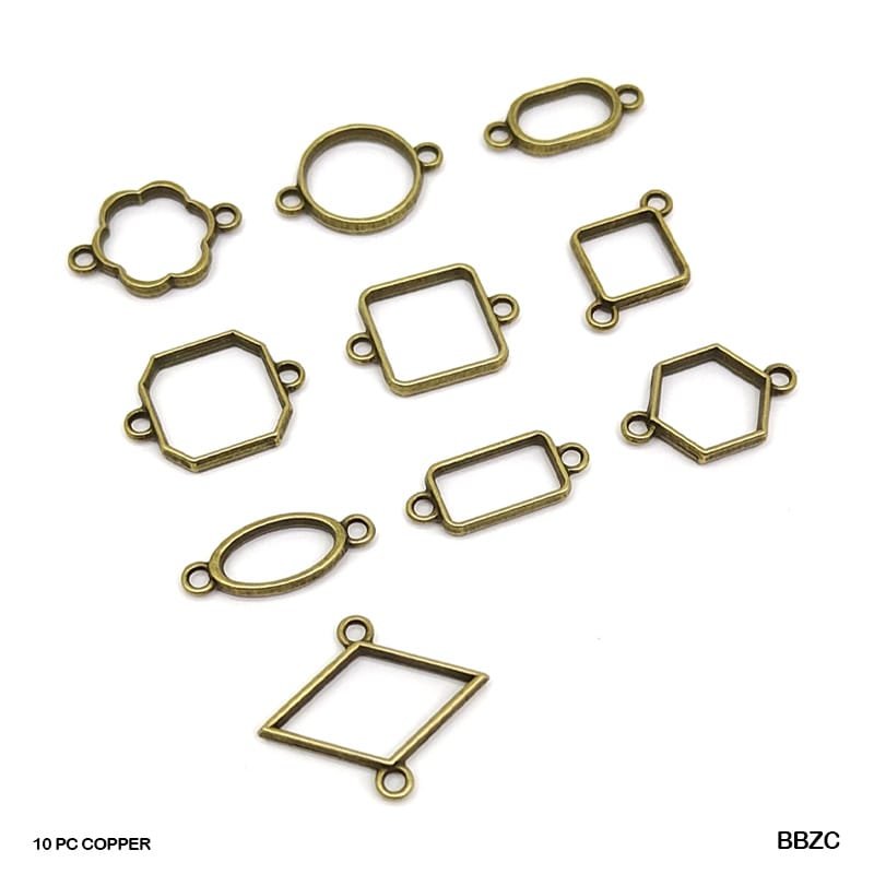 Bezels Mix Shape Set Copper (BBZC)- 10PC