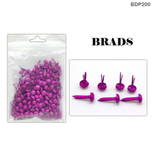 Brads (Dark Purple) - 10pc