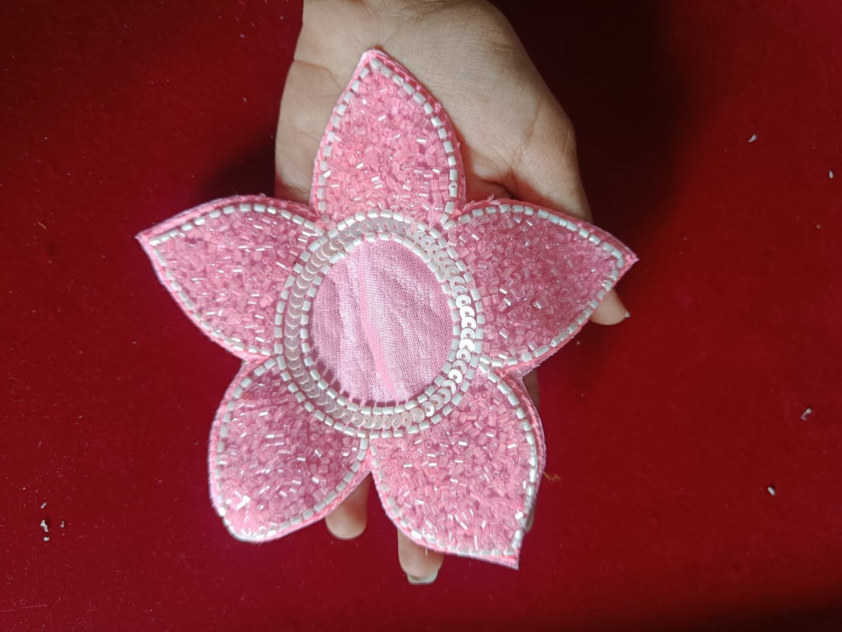 Round Flower Buti Patches - 10pc