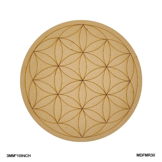 MDF Cutout Mandala Engrave (MDFMR30) – 10inch