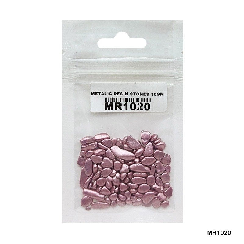 Metallic Resin Stones - 10gm (MR1020)