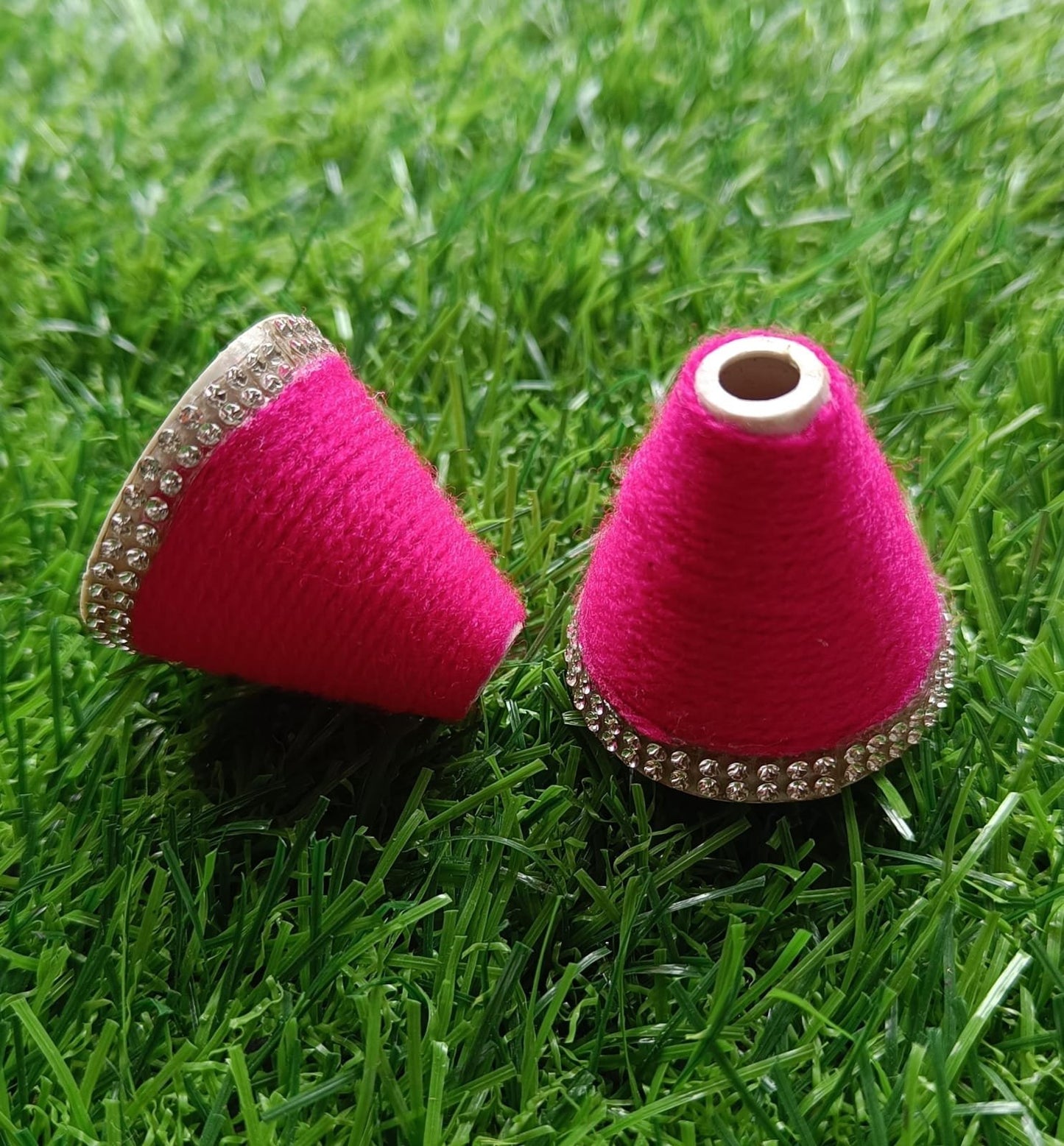 Dark Pink Stone Cone - 10pc