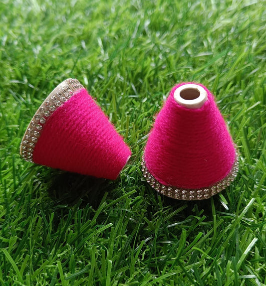 Dark Pink Stone Cone - 10pc