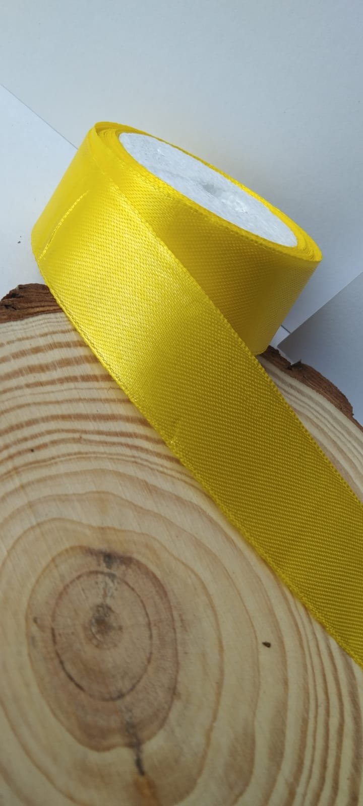 Satin Ribbon 1 inch – Yellow