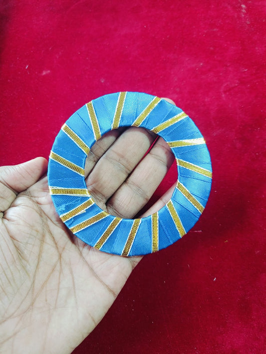 Blue Chapta Flat Ring 4inch - 10pc