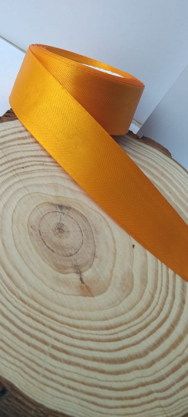 Satin Ribbon 1 inch – Dark Yellow